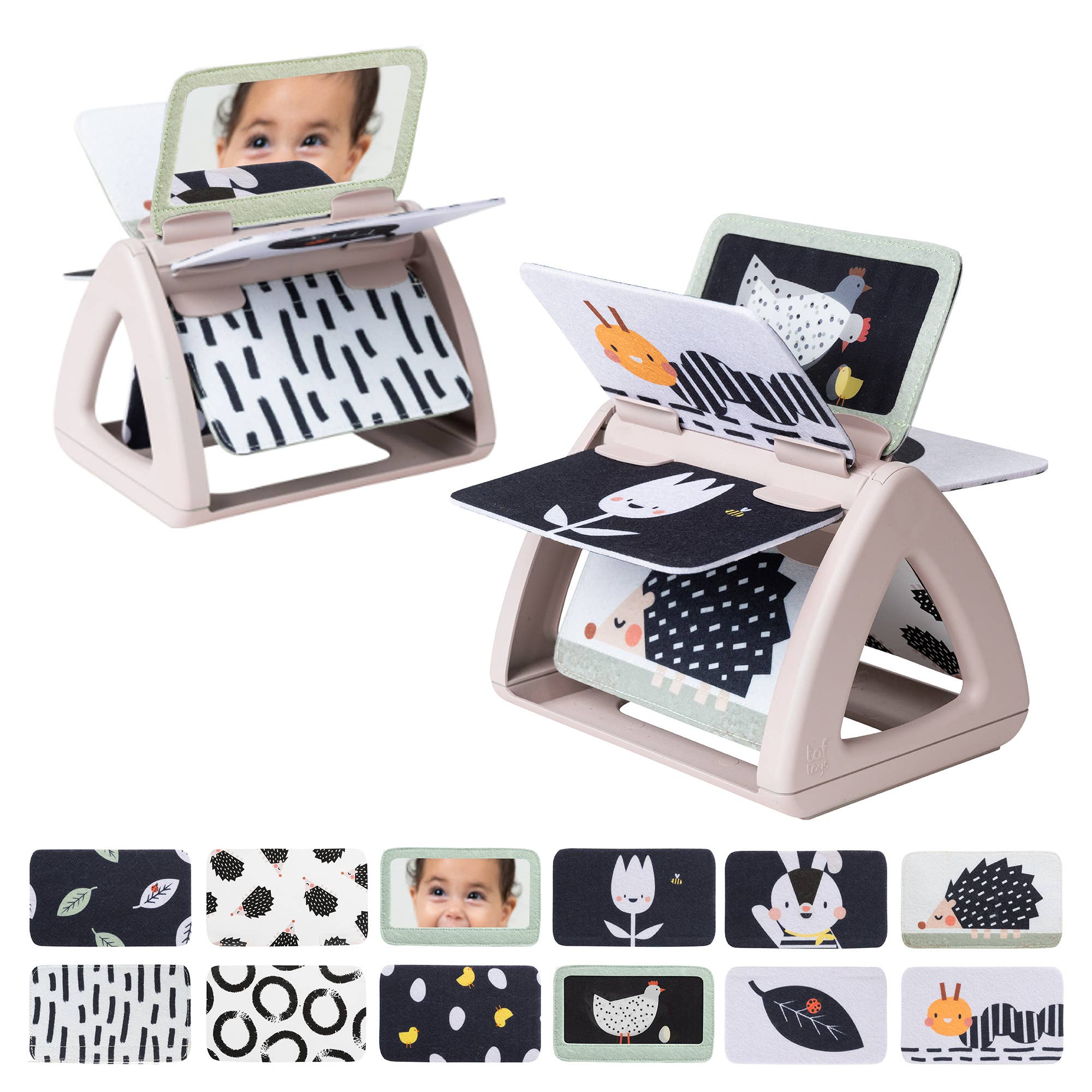 Playette | Taf Toys Black & White Spinning Book