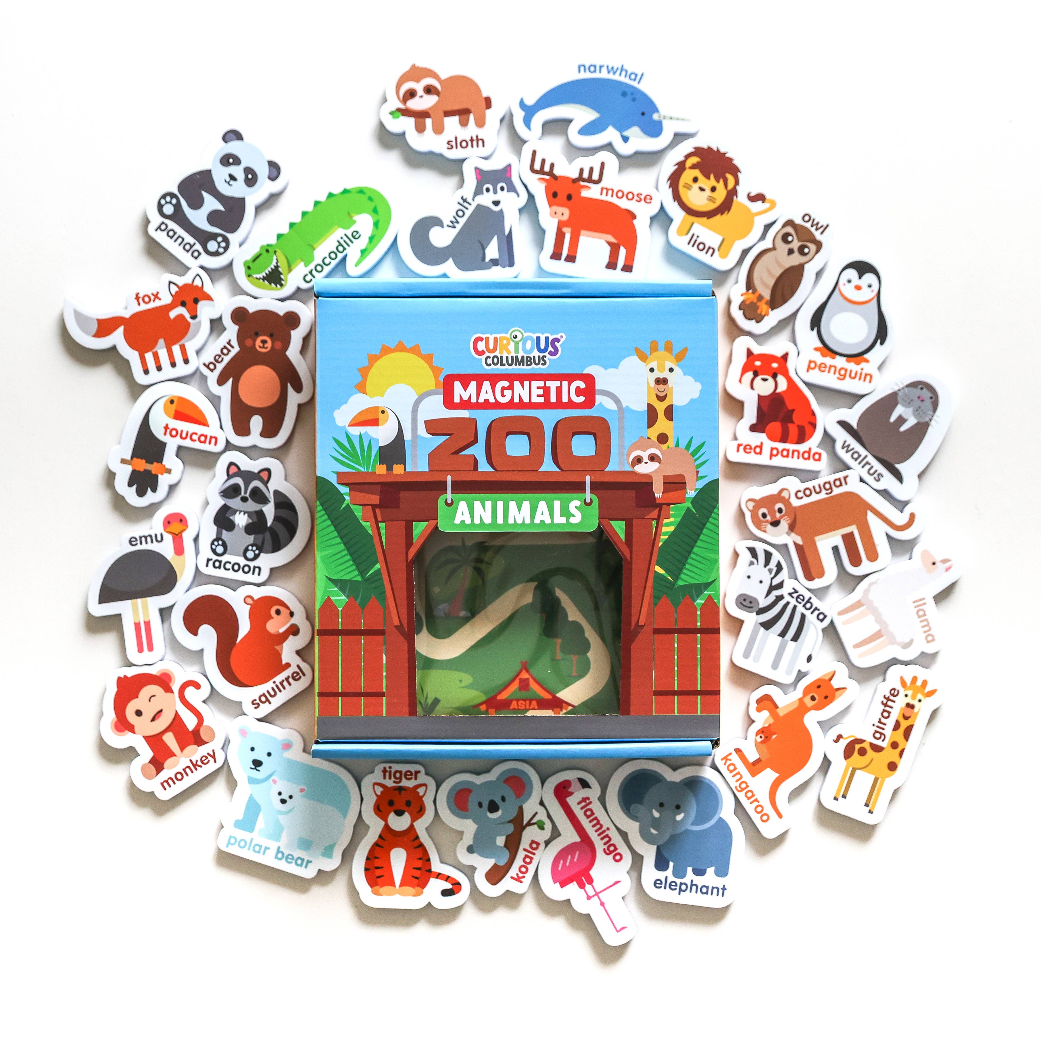 Curious Columbus | Magnetic Zoo Animals