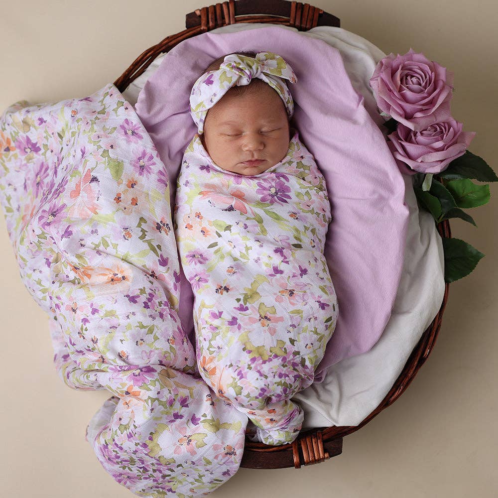 Snuggle Hunny | Organic Muslin Wrap | Isla