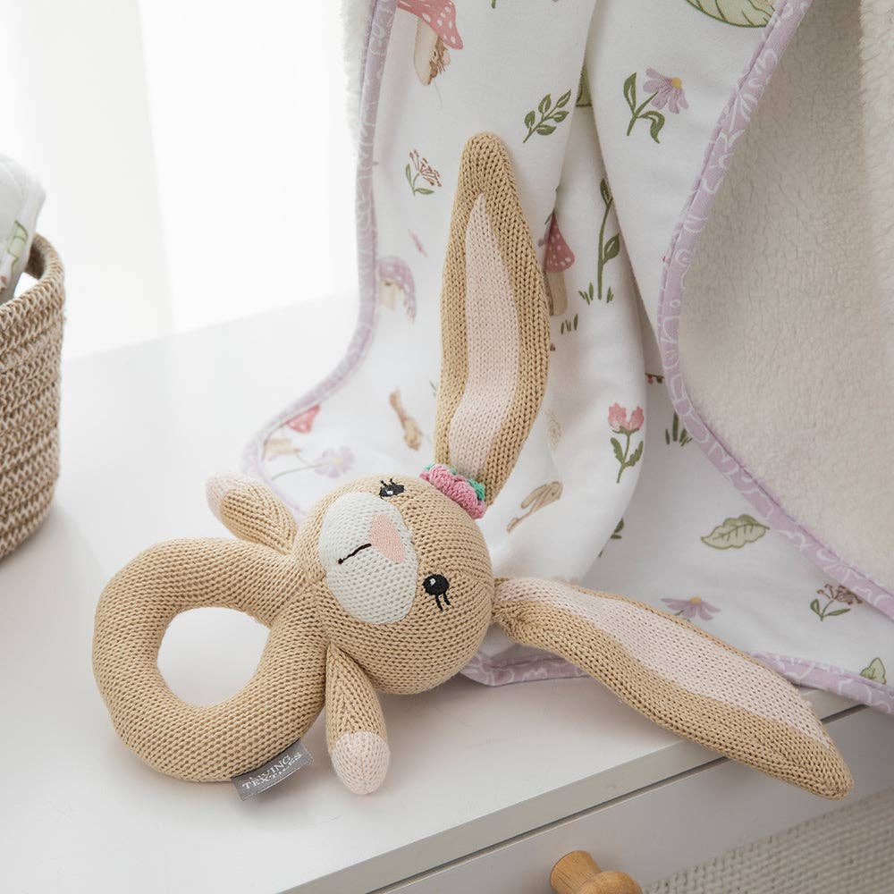 Living Textiles Jersey Sherpa Pram Blanket | Whimsical Wonderland