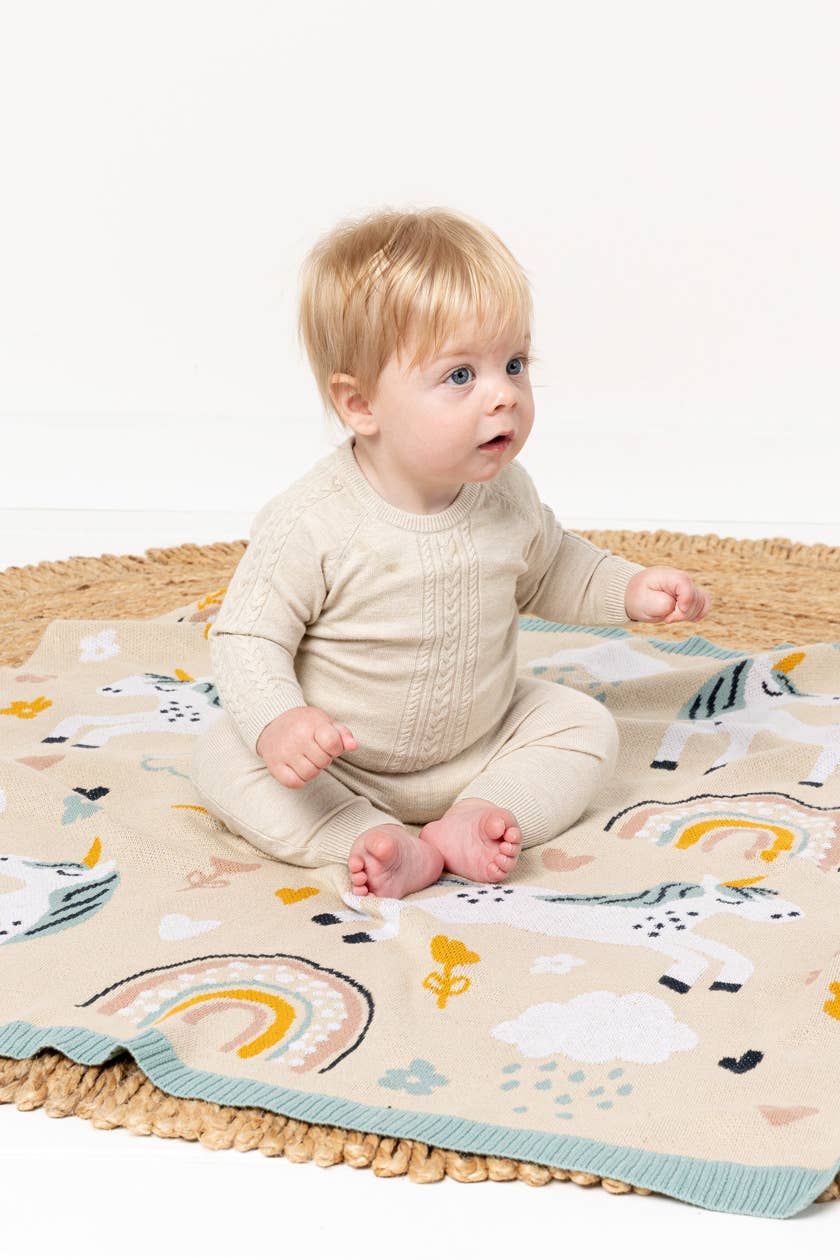 Indus Design | Unicorn Magic Baby Blanket