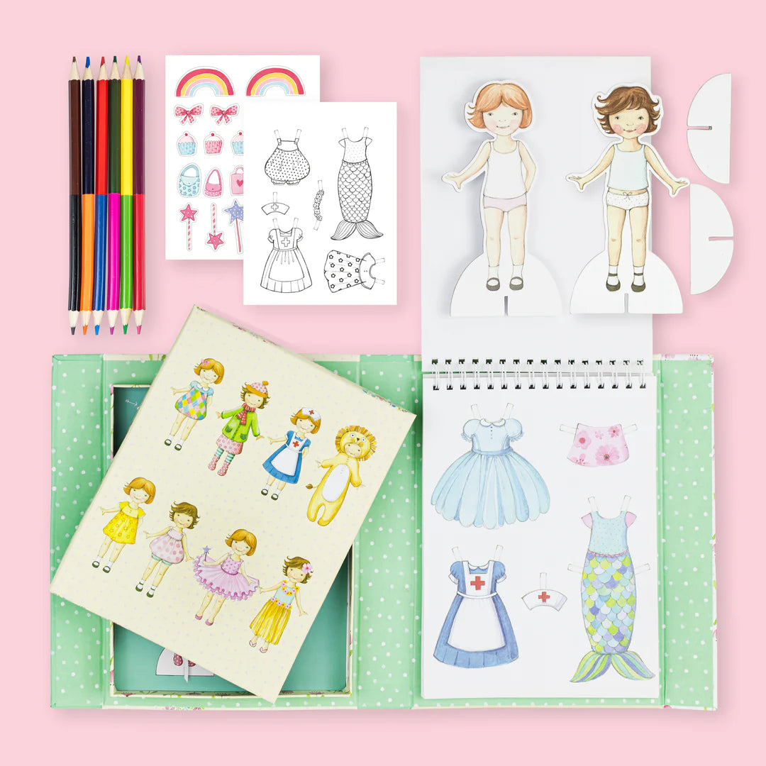 Tiger Tribe Paper Dolls Vintage