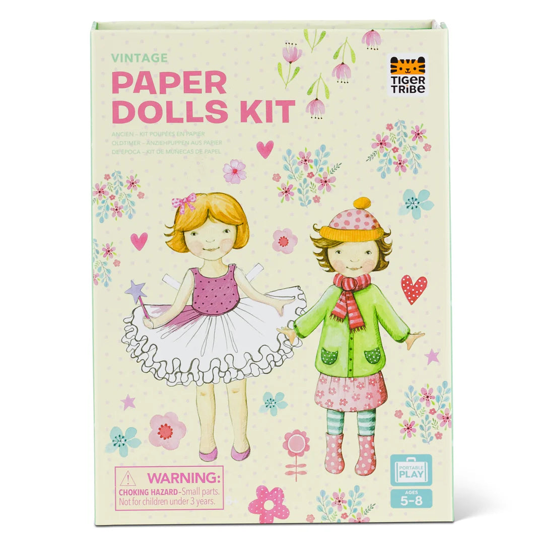 Tiger Tribe Paper Dolls Vintage