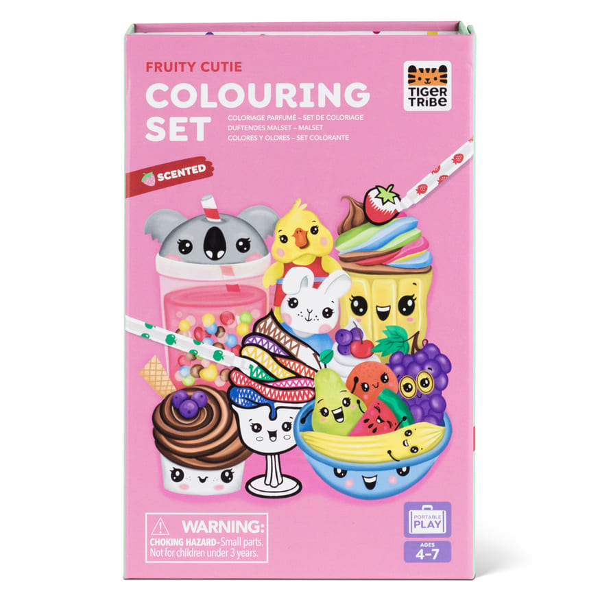 Tiger Tribe Scented Colouring Set Fruity Cutie