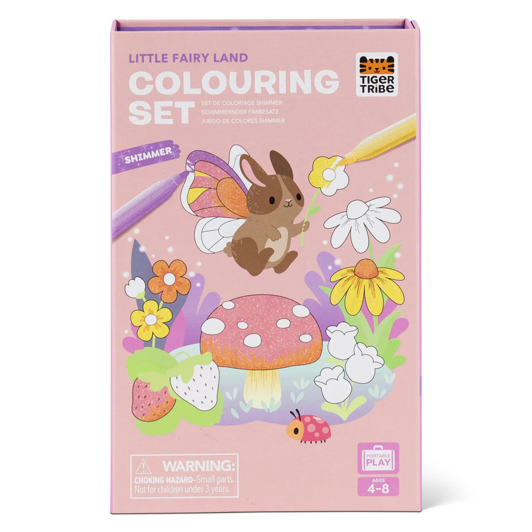 Tiger Tribe Shimmer Colouring Set | Little Fairy Land