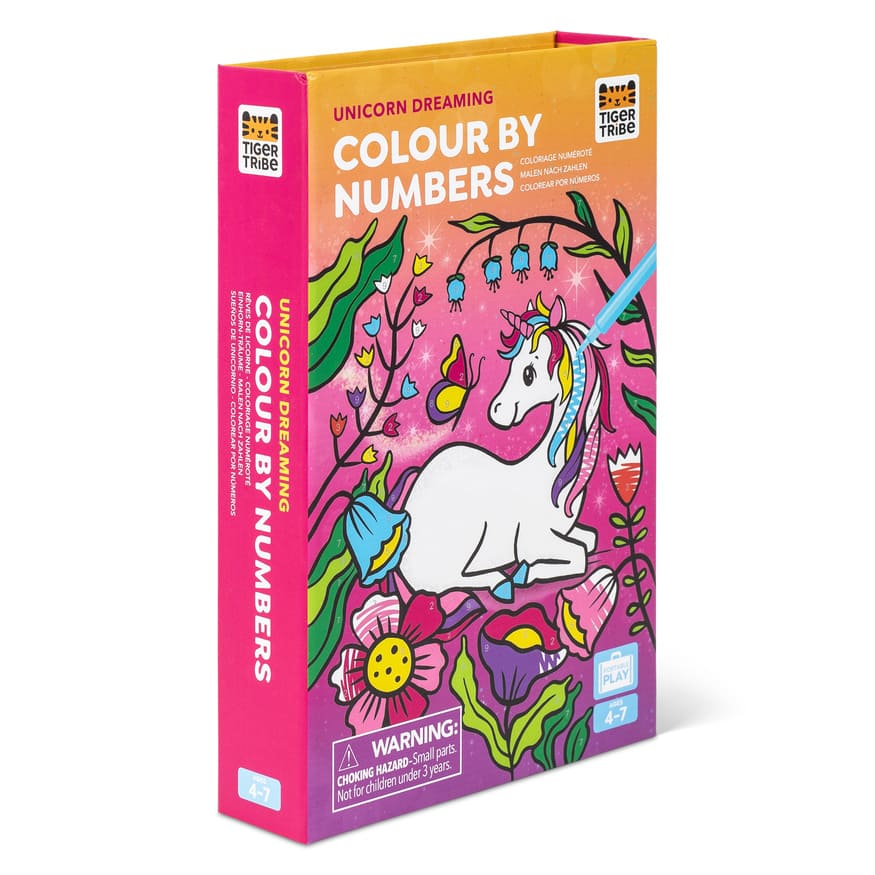 Tiger Tribe Colour by Numbers | Unicorn Dreaming