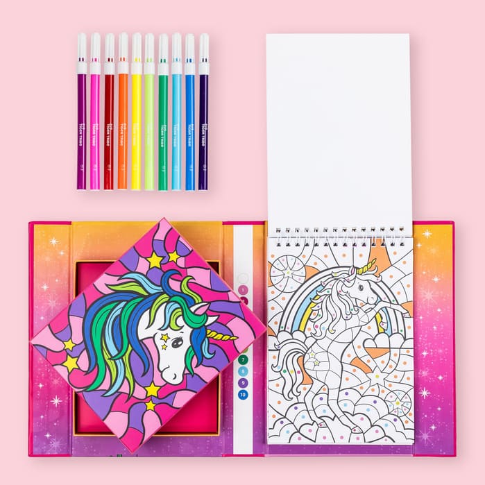 Tiger Tribe Colour by Numbers | Unicorn Dreaming