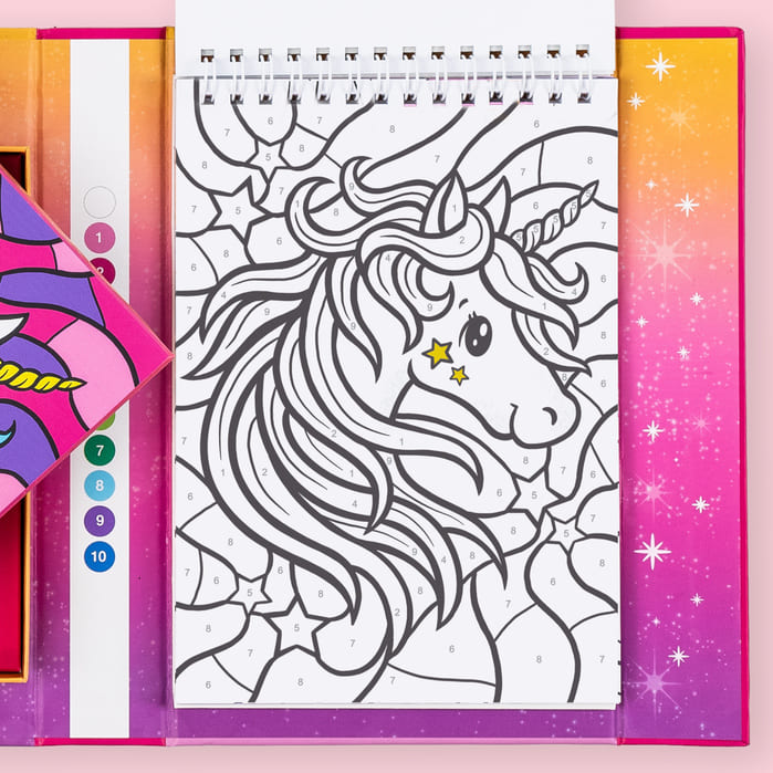 Tiger Tribe Colour by Numbers | Unicorn Dreaming