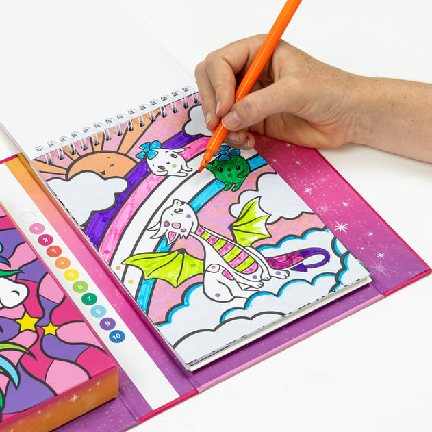 Tiger Tribe Colour by Numbers | Unicorn Dreaming