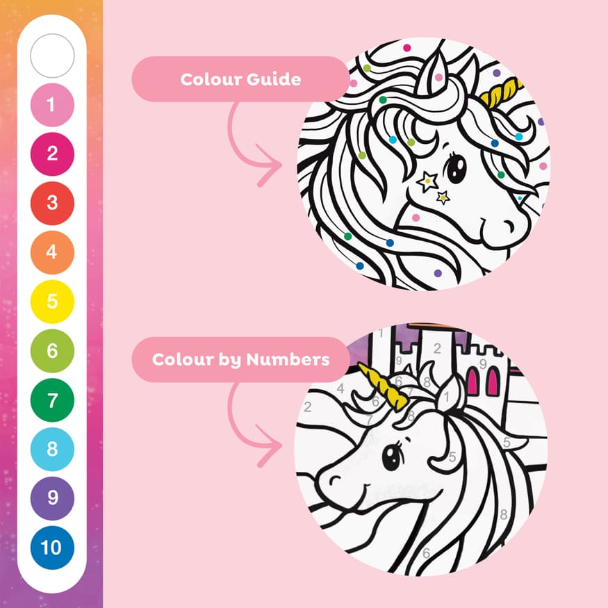 Tiger Tribe Colour by Numbers | Unicorn Dreaming