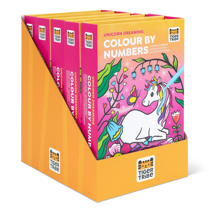 Tiger Tribe Colour by Numbers | Unicorn Dreaming