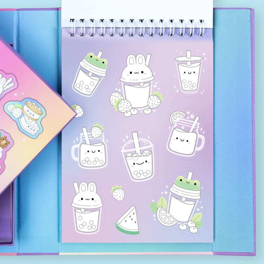 Tiger Tribe Scented Stacks Of Stickers | Dreamy Desserts