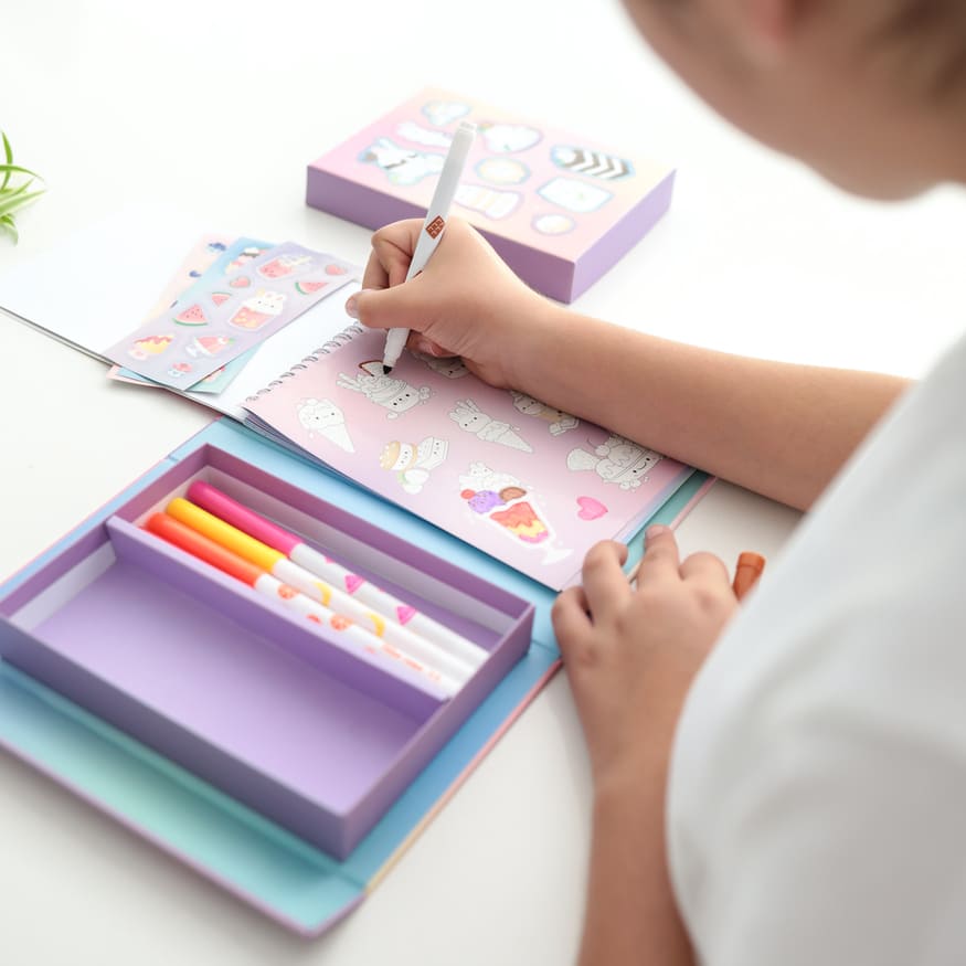 Tiger Tribe Scented Stacks Of Stickers | Dreamy Desserts