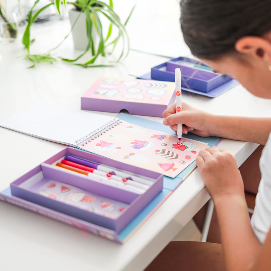 Tiger Tribe Scented Stacks Of Stickers | Dreamy Desserts