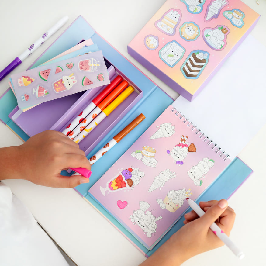 Tiger Tribe Scented Stacks Of Stickers | Dreamy Desserts