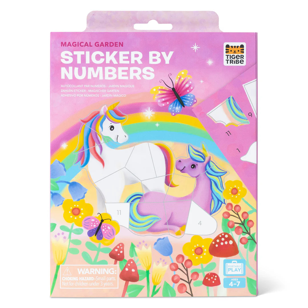 Tiger Tribe Sticker by Numbers | Magical Garden