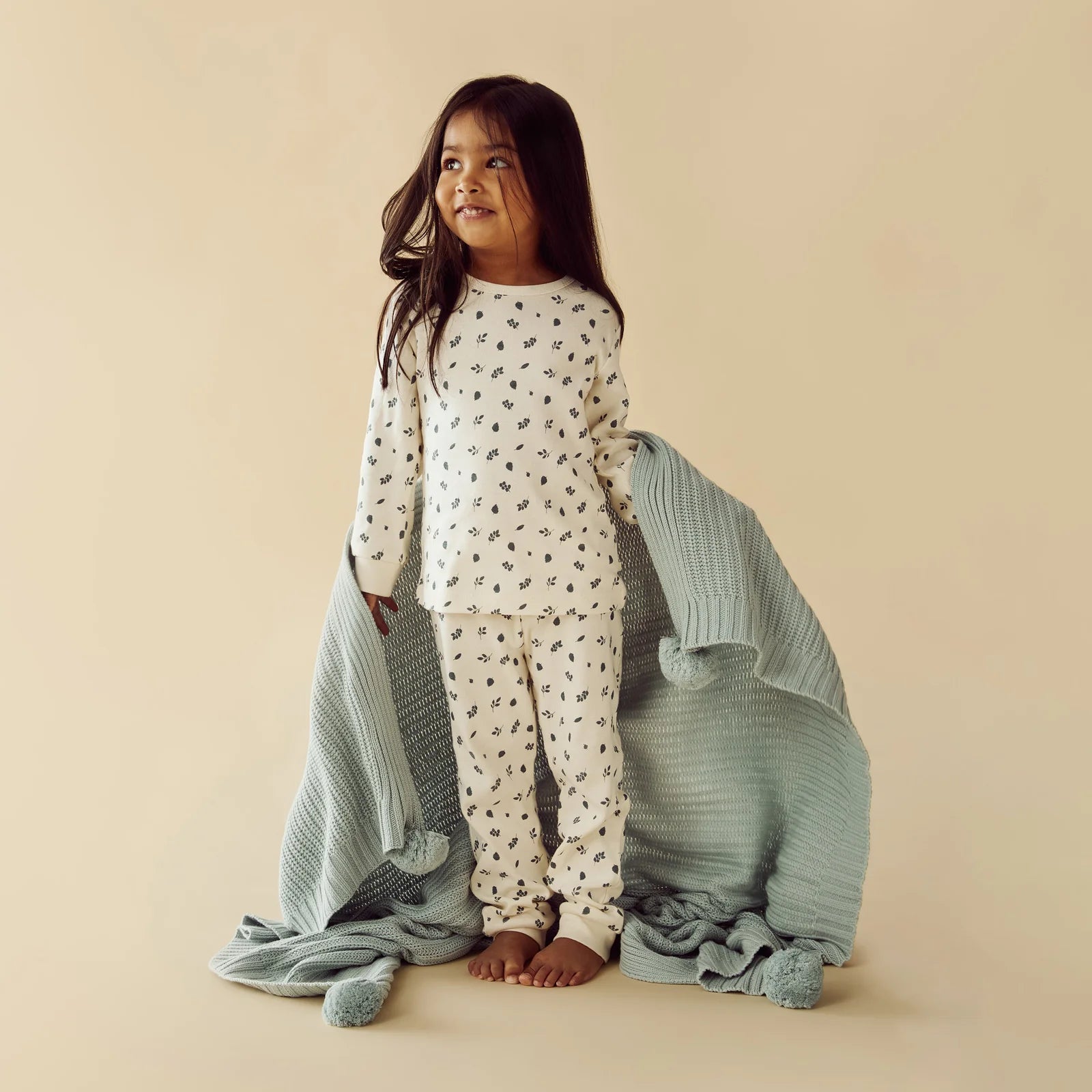 Wilson & Frenchy | Organic L/S Pyjamas | Twilight Leaf