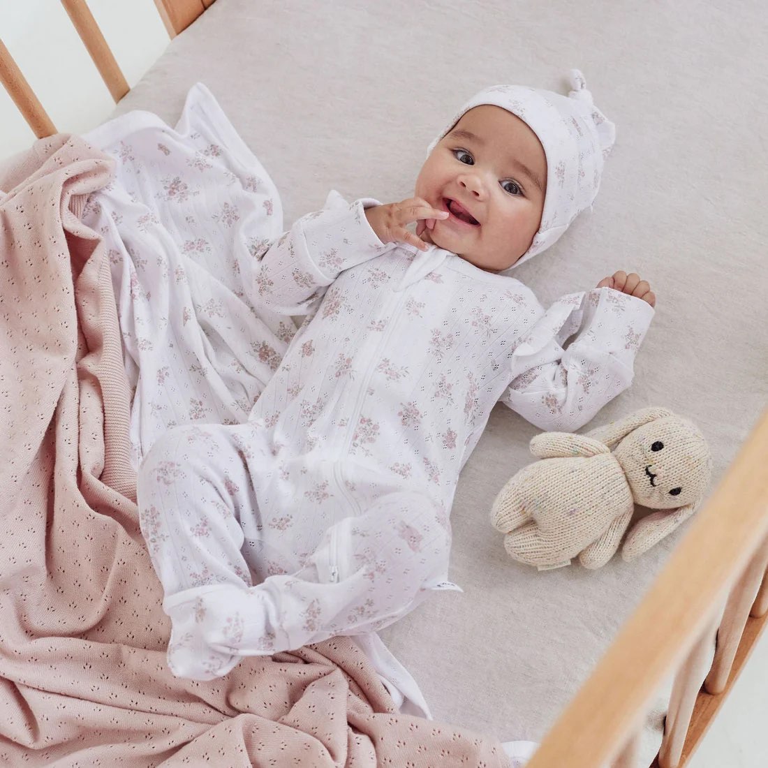 Aster & Oak Zip Romper | Posie Floral