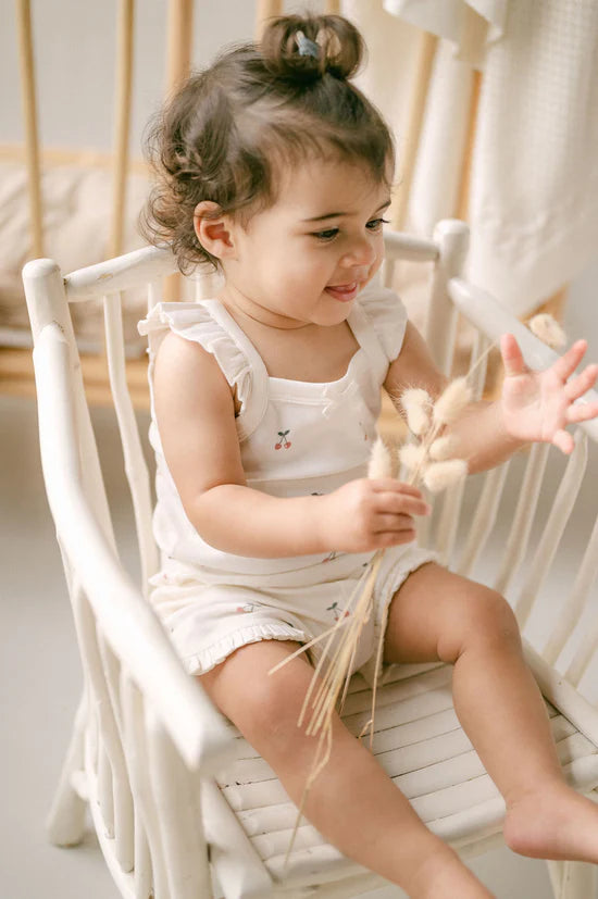 Aster & Oak Ruffle Set | Cherry