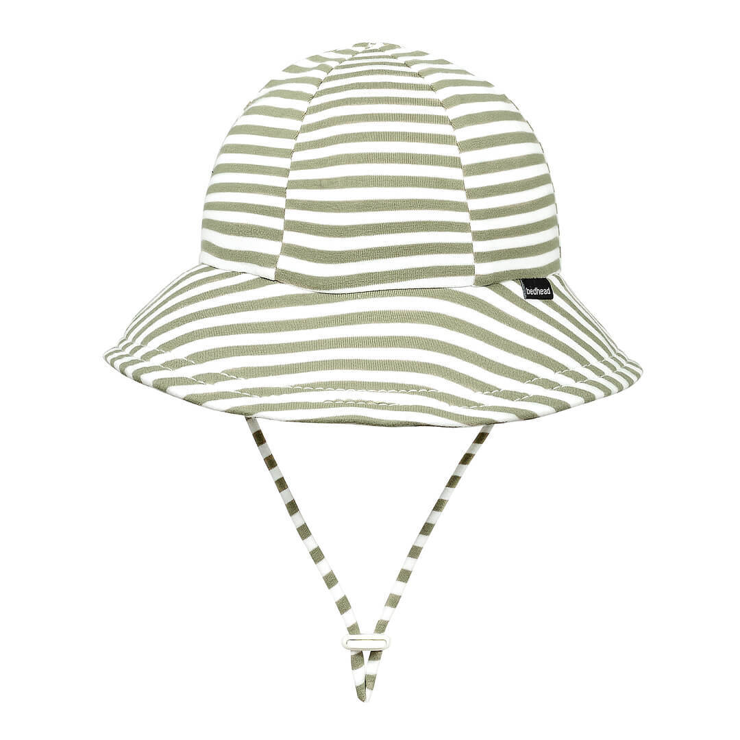 Bedhead Toddler Bucket Hat Khaki Stripe