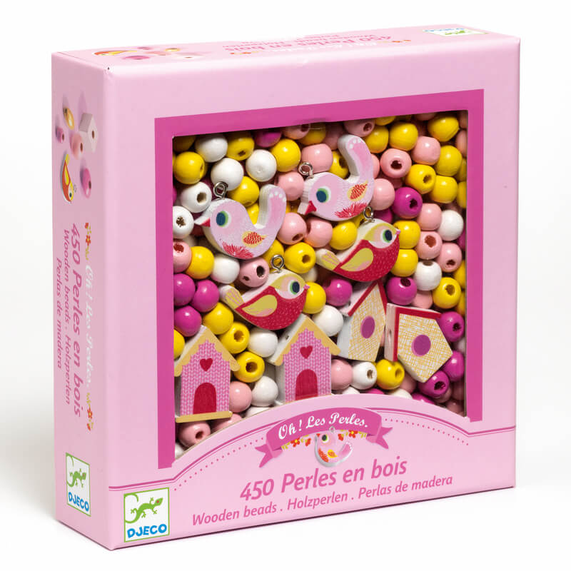 Djeco Birds Wooden Beads