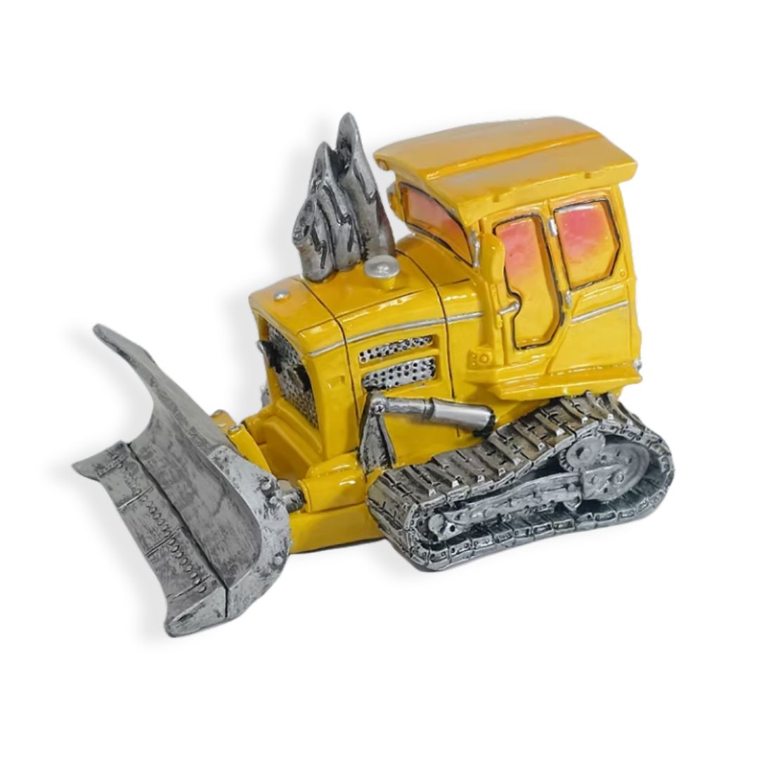 Bulldozer Money Box Yellow
