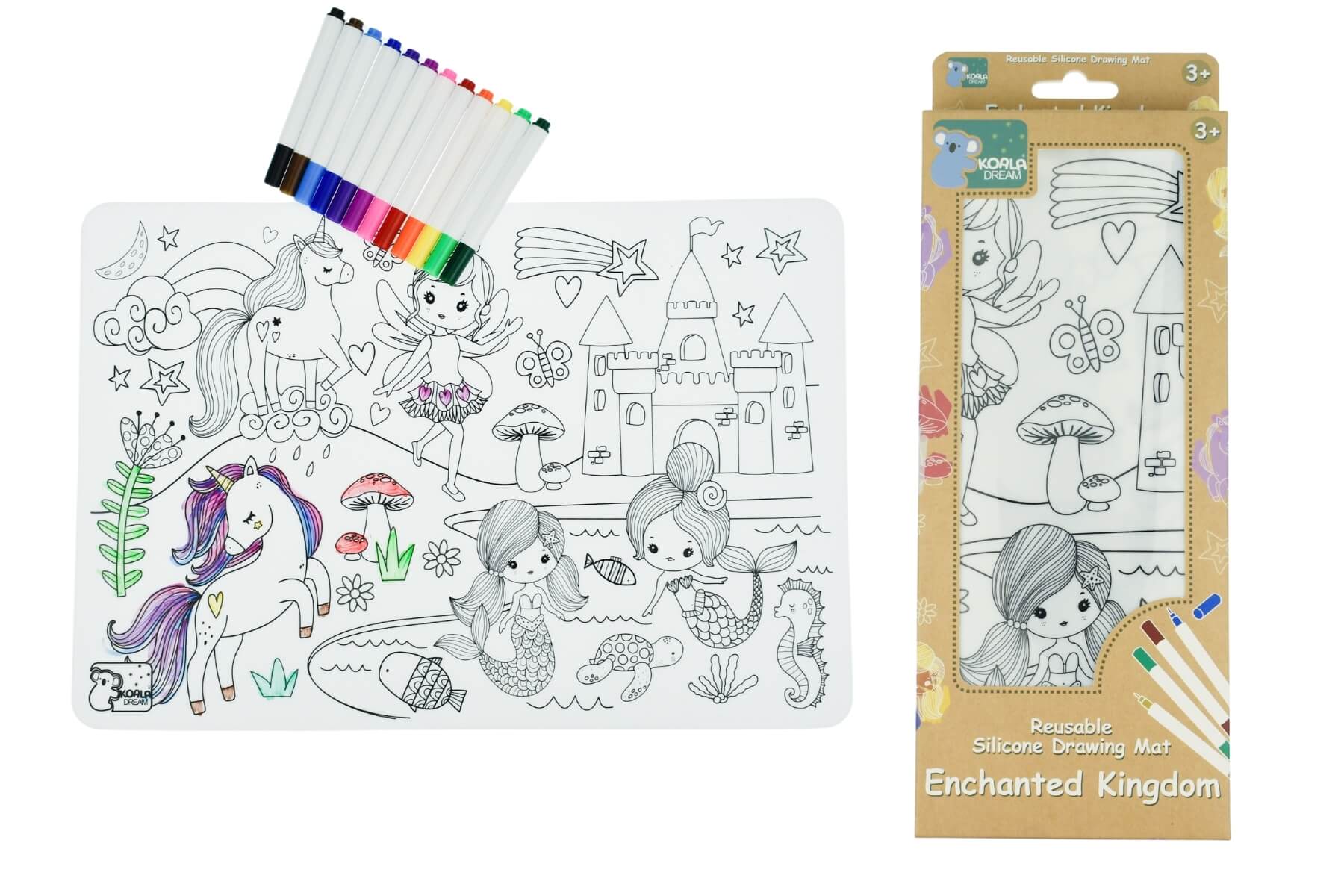 Reusable Silicone Drawing Mat | Enchanted Kingdom