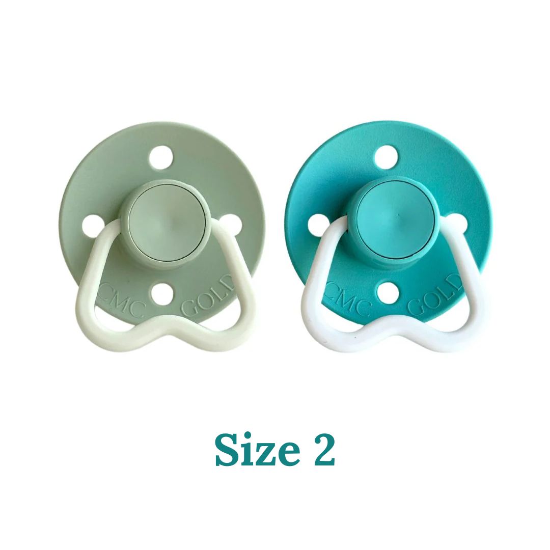 CMC 'Hold Me' GLOW Dummies Sage + Seafoam: Size 2