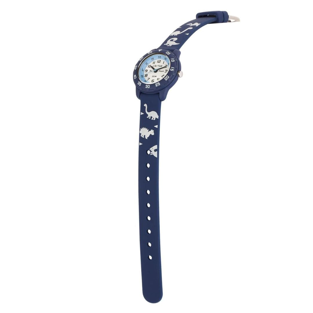 Cactus Watch | Junior Time Teacher | Blue / Dinosaur