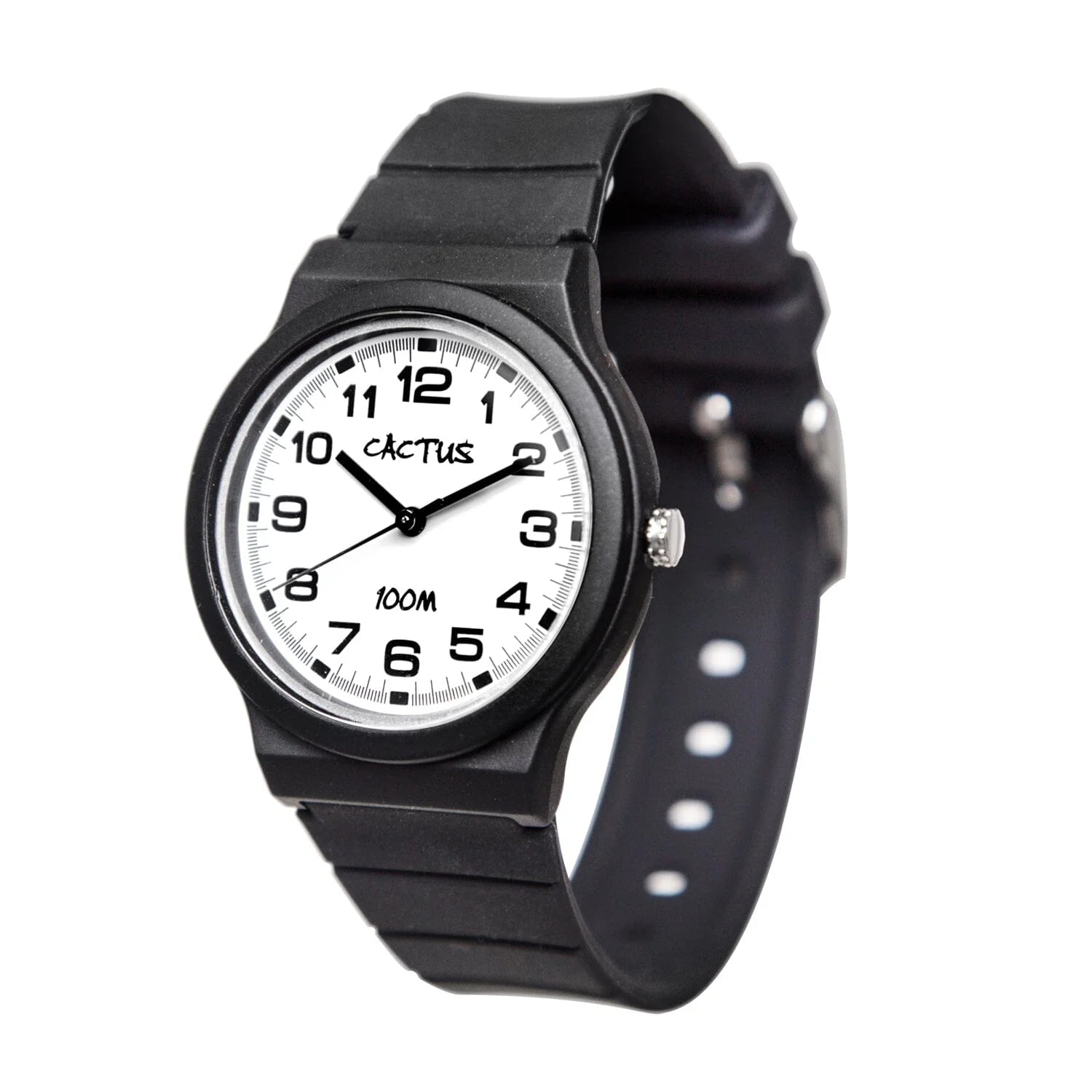 Cactus Watch | Classic Kids Waterproof | Black
