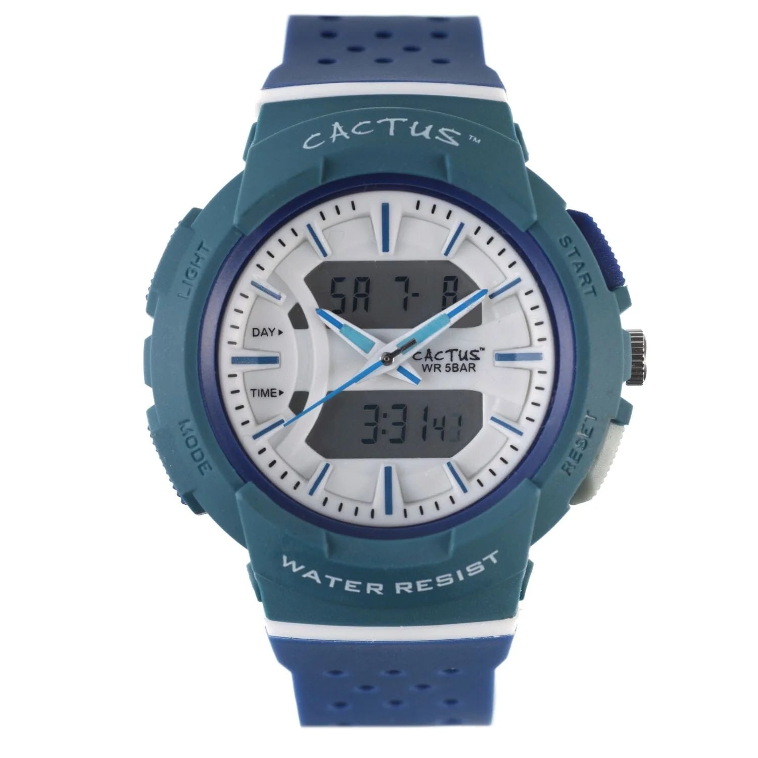 Cactus Watch | Combo Kids AnaDigi Watch | Blue