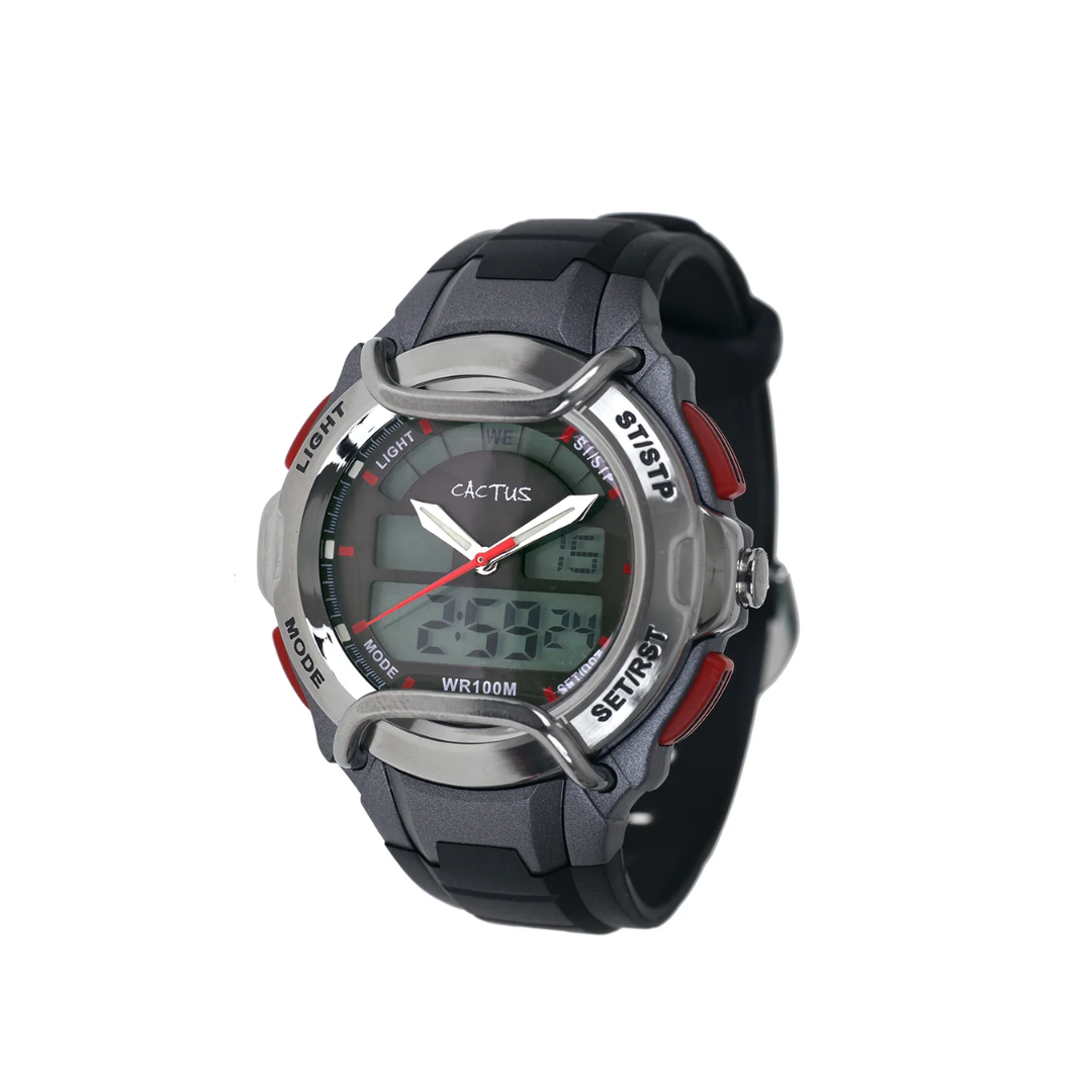 Cactus Watch | Challenger Kids AnaDigi Watch Black/Silver
