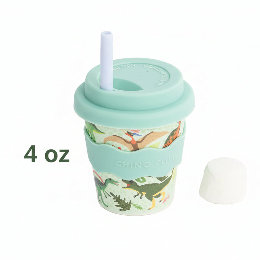 Chino Club | Green Dino Babychino Cup 4oz
