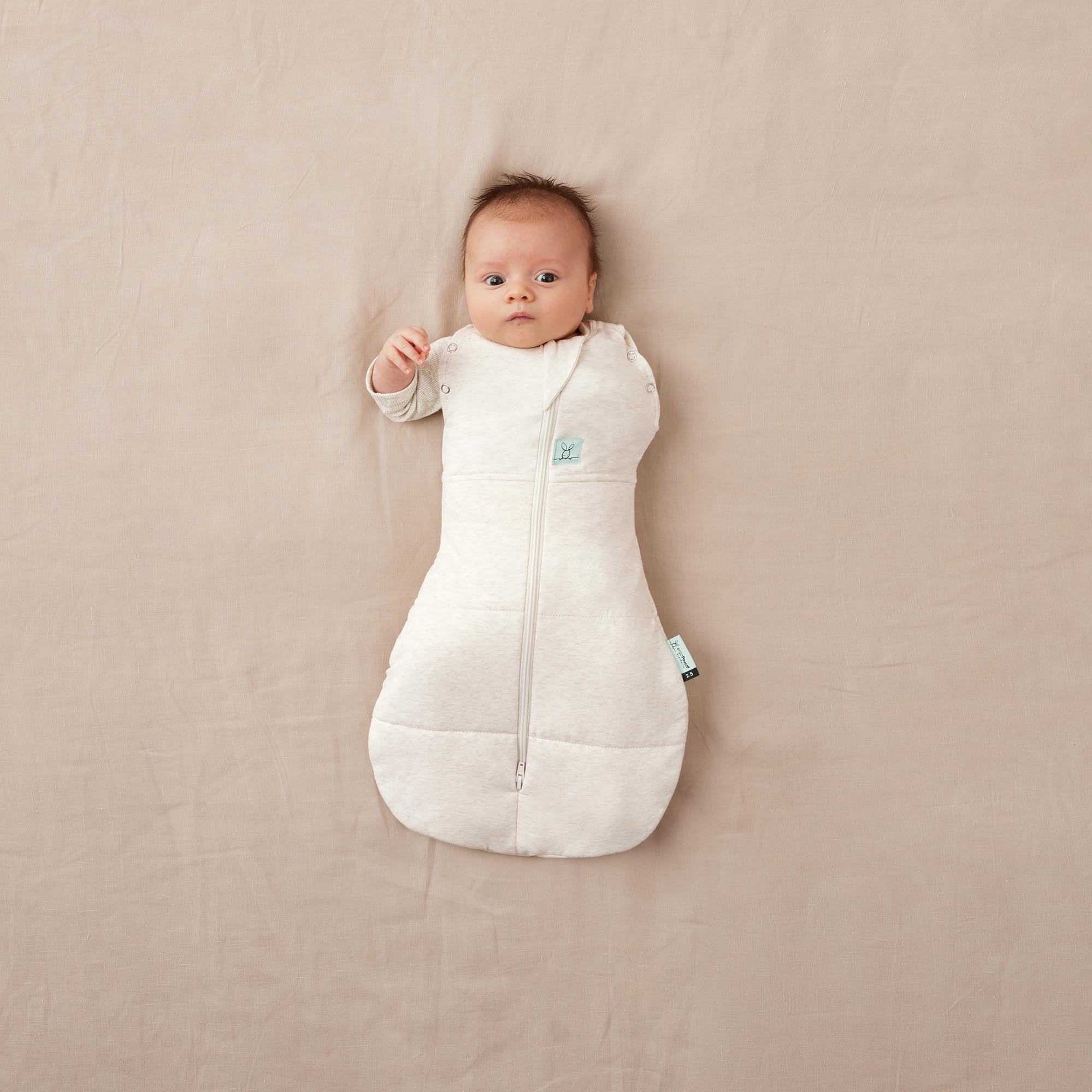 ergoPouch Cocoon Swaddle Bag 2.5TOG | Oatmeal Marle