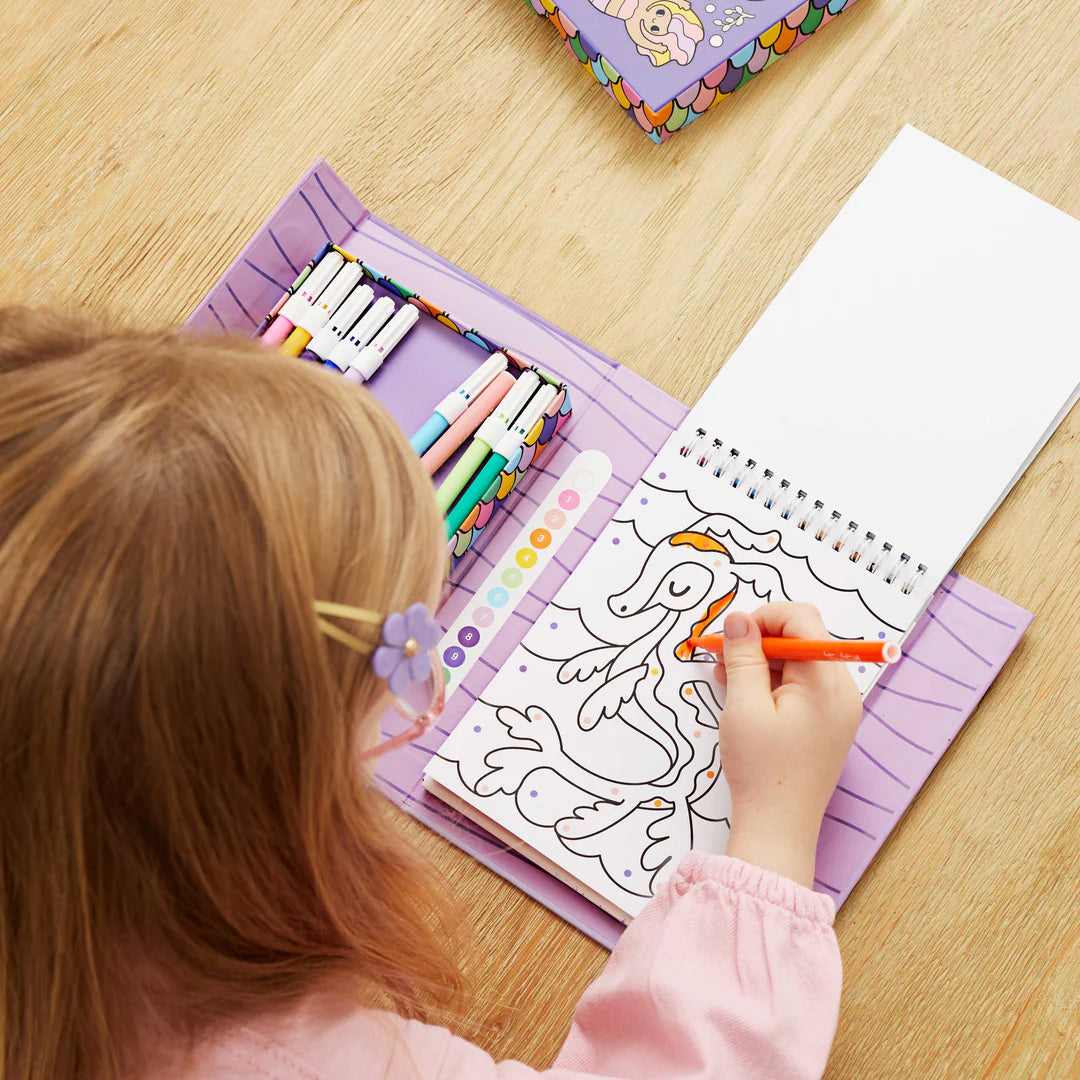 Tiger Tribe Colour By Numbers Mermaids & Friends