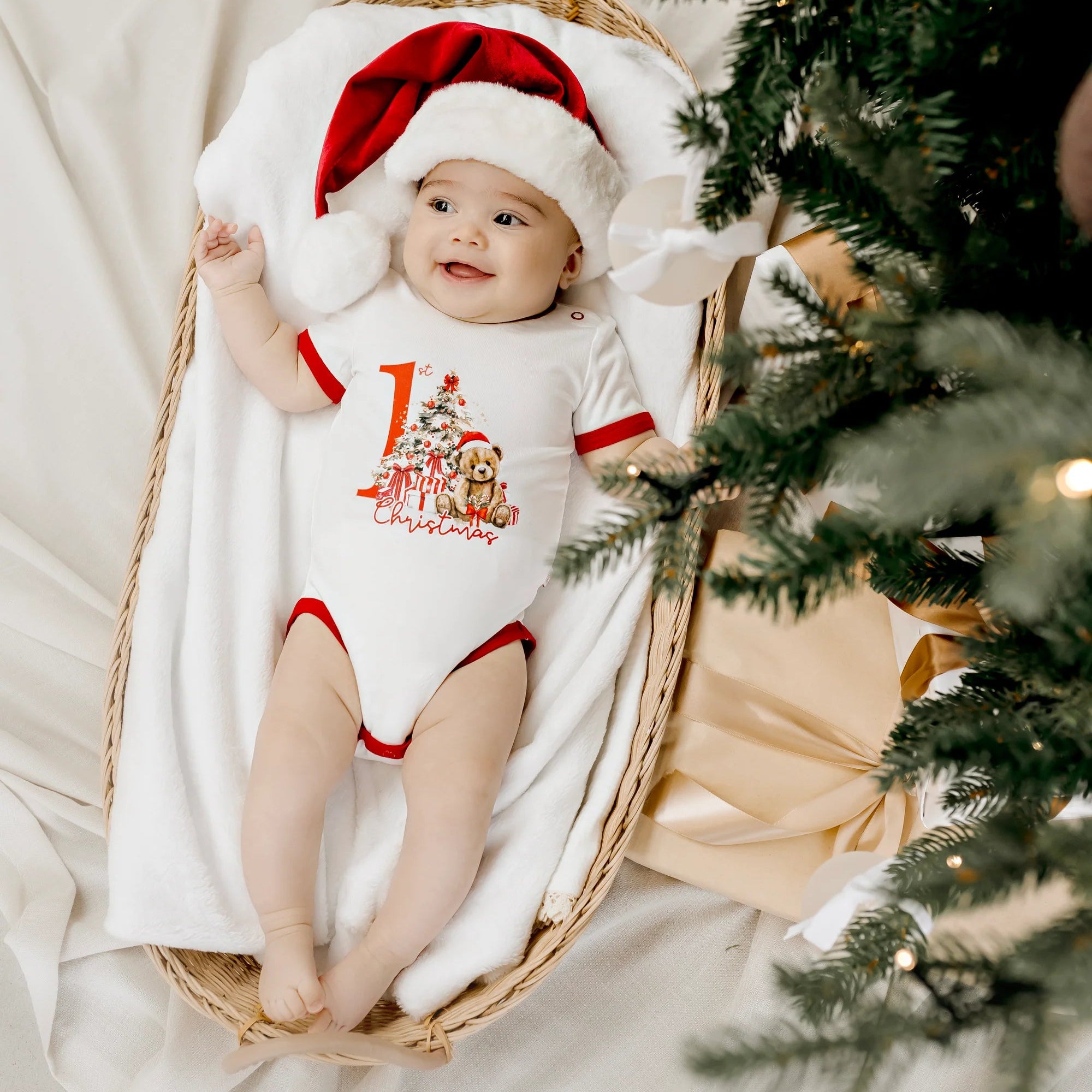 Confetti Kidz | My First Christmas Bodysuit | Teddy