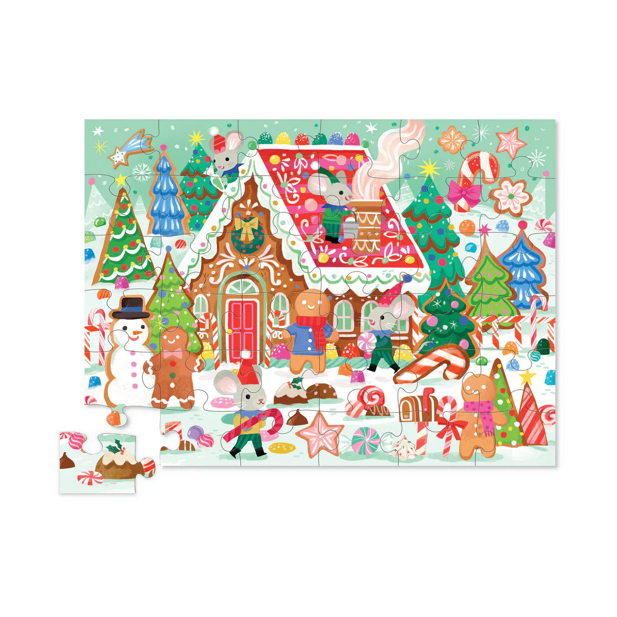 Crocodile Creek | Classic Floor Puzzle | Gingerbread House 36pc