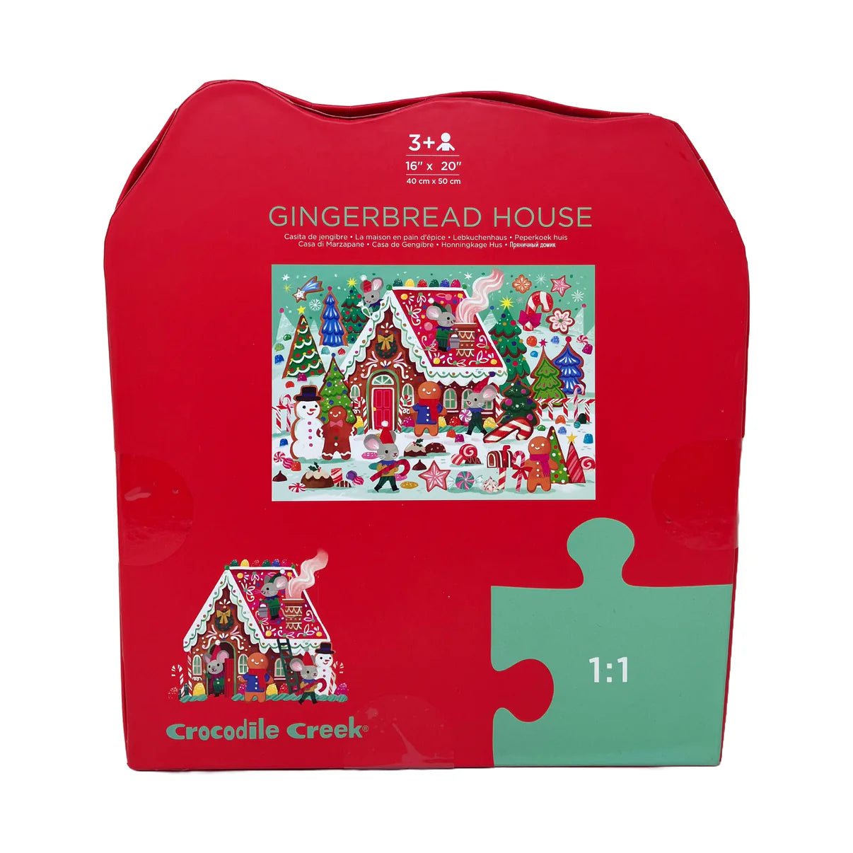 Crocodile Creek | Classic Floor Puzzle | Gingerbread House 36pc