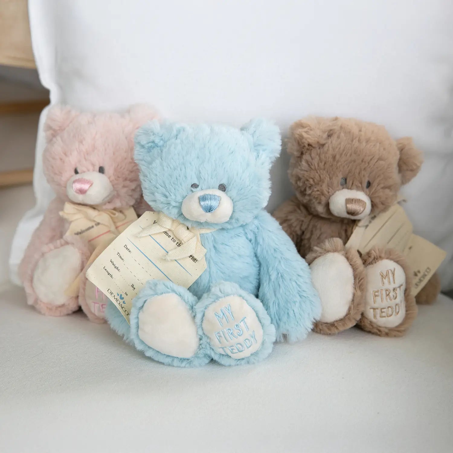 Demdaco | My First Teddy Blue 24cm