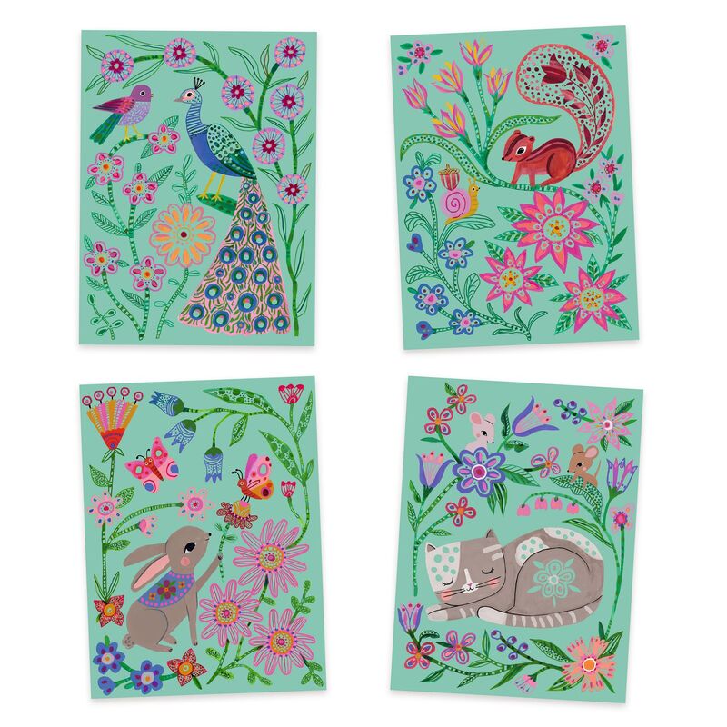 Djeco Encounters Scratch Cards