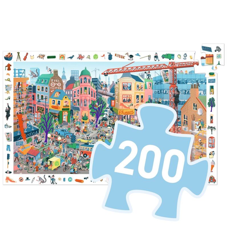 Djeco | Observation Puzzle | The City 200pc