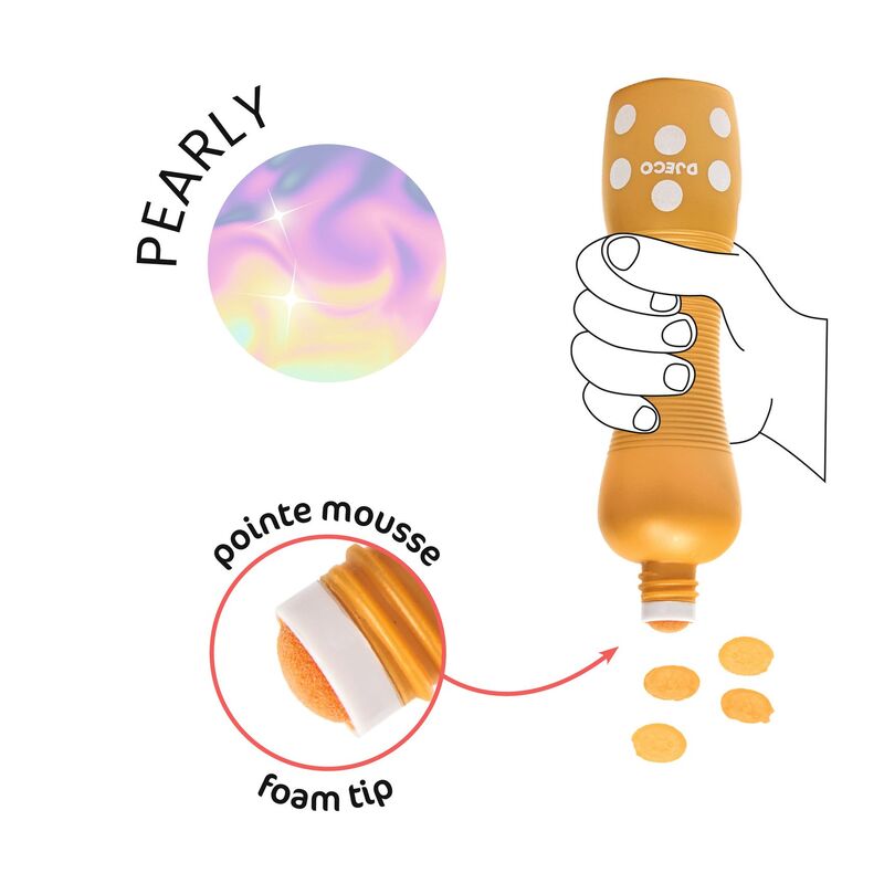 Djeco Pearl-effect Foam Markers