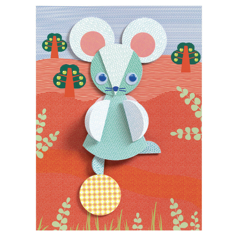 Djeco Round & Round Paper Collage