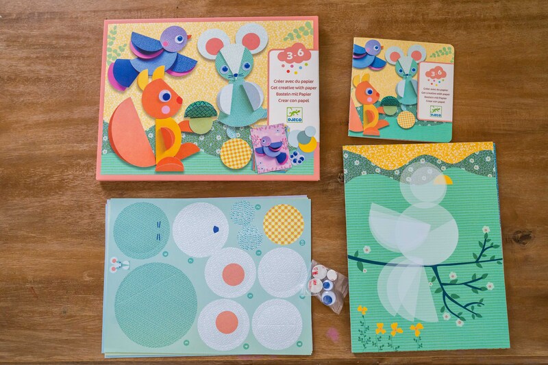 Djeco Round & Round Paper Collage