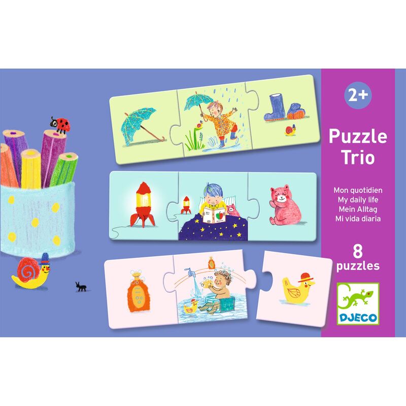 Djeco | Trio My Daily Life 24pc Puzzle