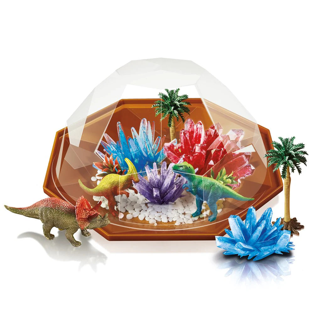 4M | Crystal Growing |Dinosaur Crystal Terrarium