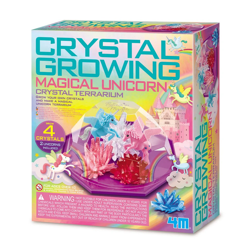 4M KidzLabs | Magical Unicorn Crystal Terrarium