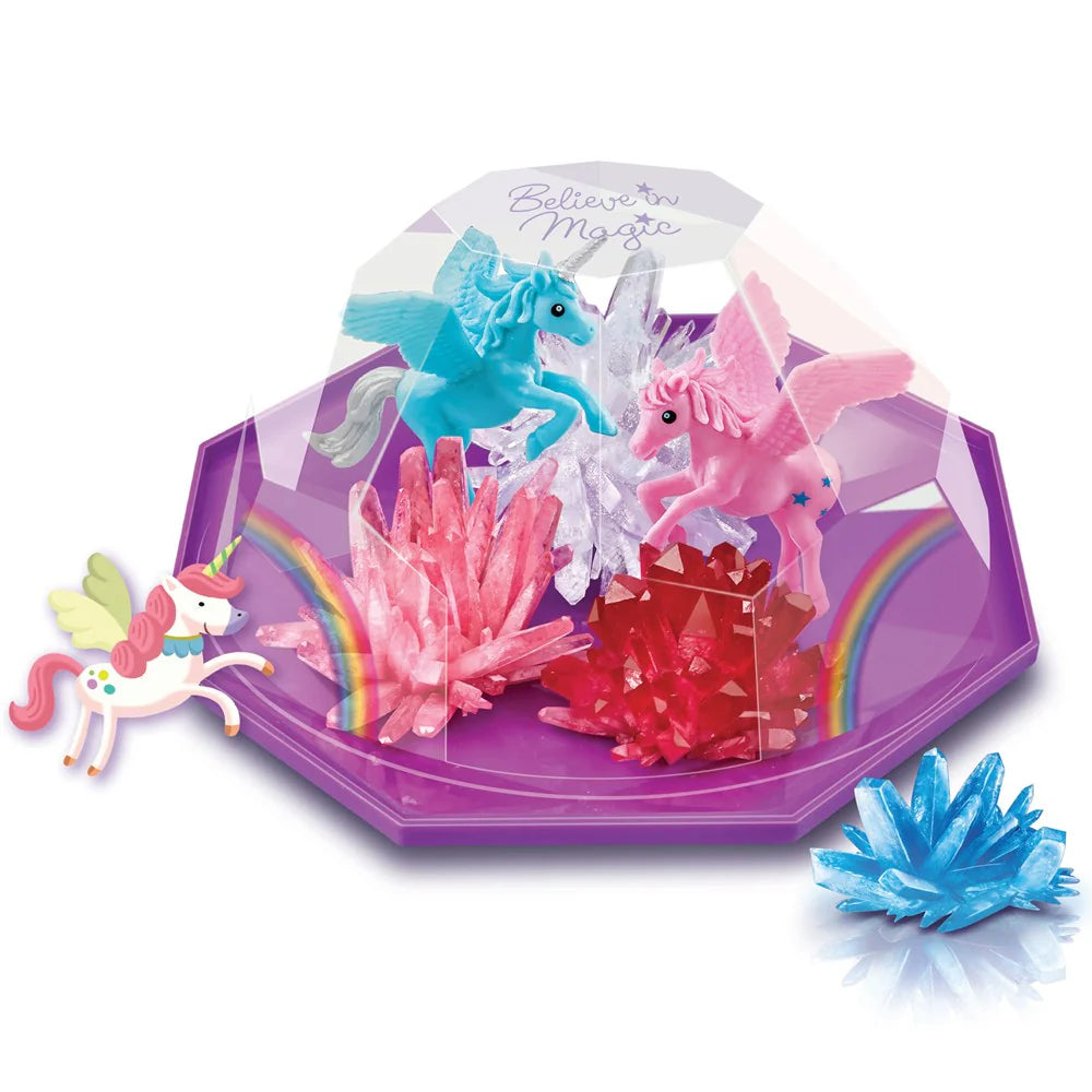 4M KidzLabs | Magical Unicorn Crystal Terrarium