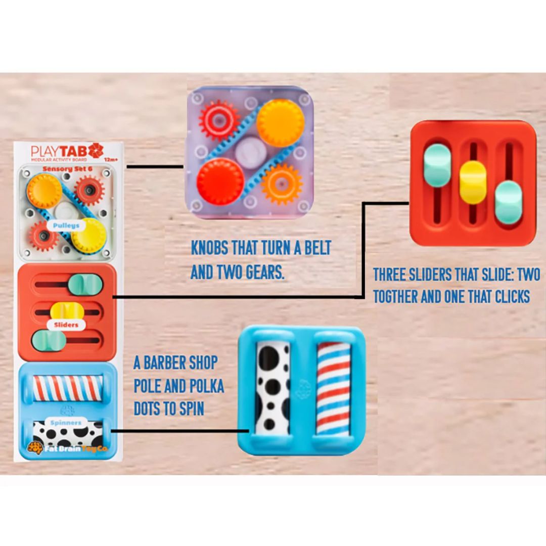 Fat Brain | Play Tab Sensory Set 6