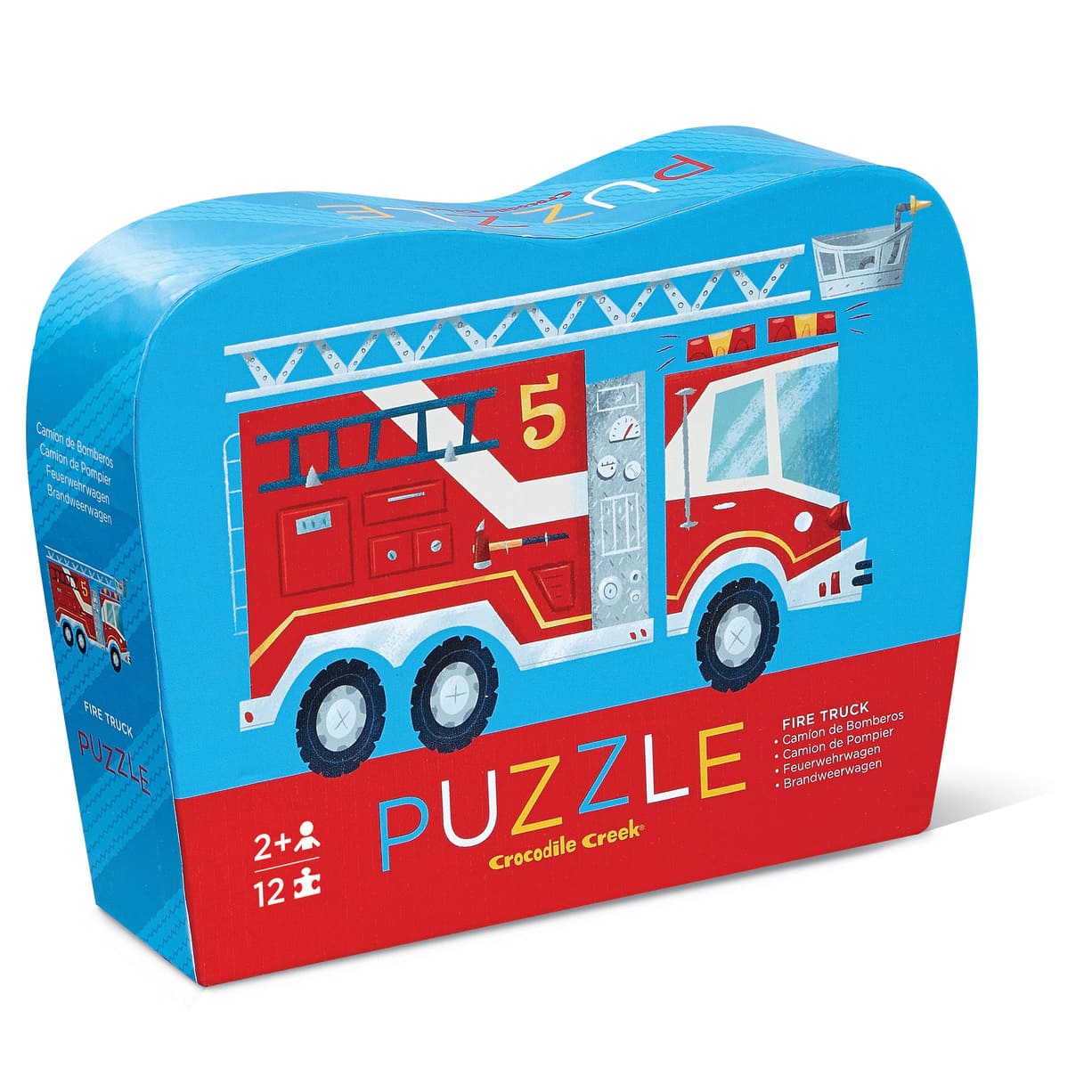 Crocodile Creek Mini Puzzle Fire Truck 12pc